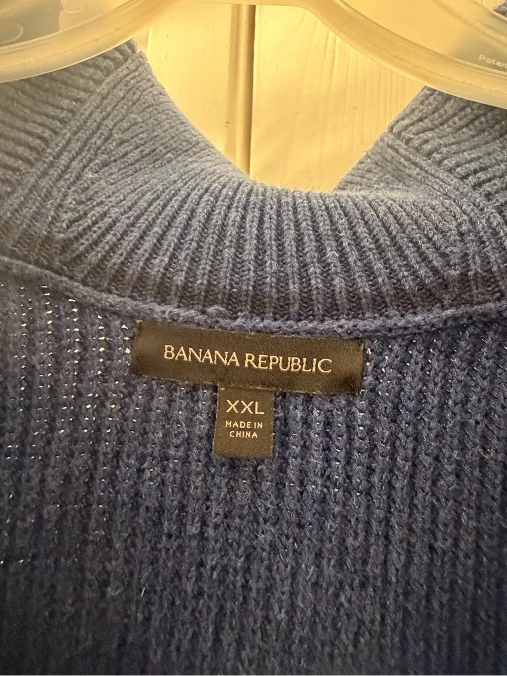 Banana Republic Men's Shawl Collar Navy Blue Cardigan